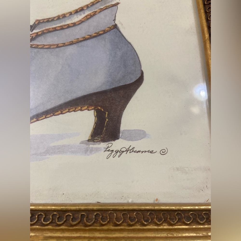 Peggy Abrams Shoe Prints ~ you get both - Picture 4 of 6